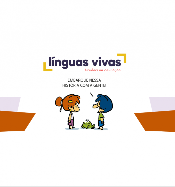 Línguas Vivas - Tirinhas na educação