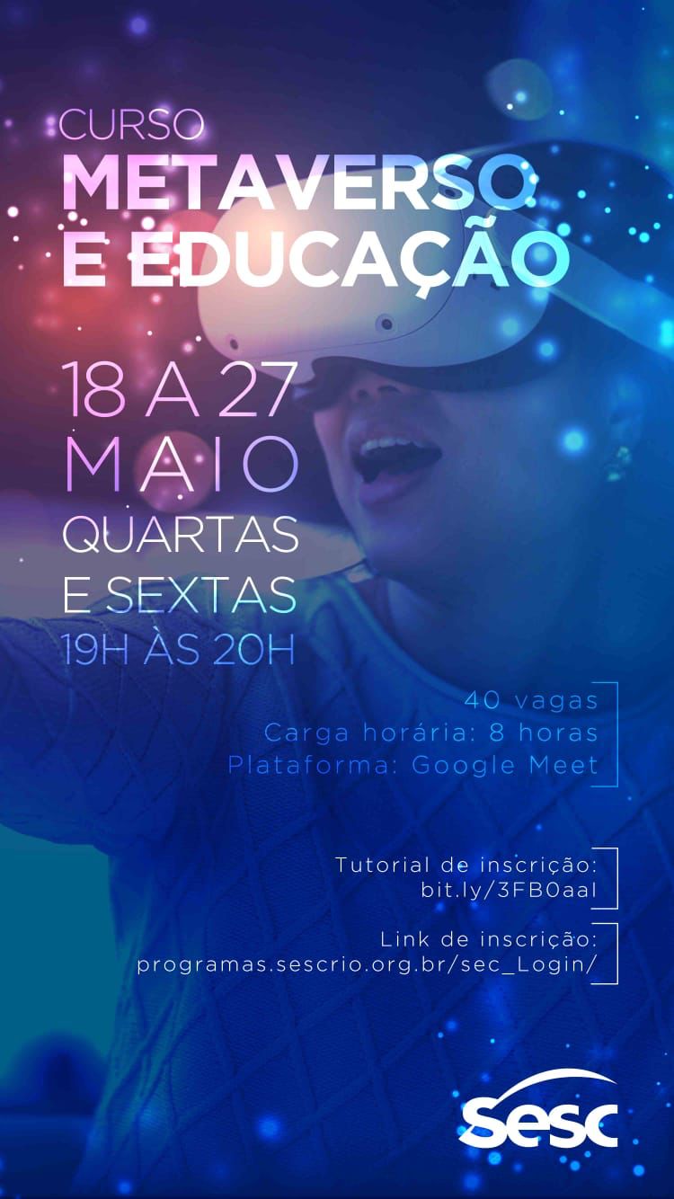 ACT - Curso Metaverso e Educação - Portal da Educação Sesc RJ