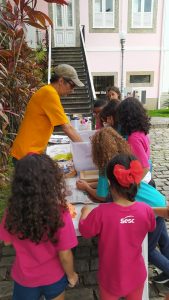 Oficina de papel reciclado com o Sesc+ Infância da Tijuca 16
