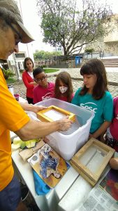 Oficina de papel reciclado com o Sesc+ Infância da Tijuca 17