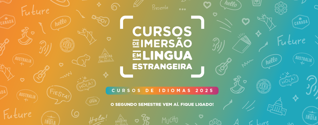 Cursos de Imersão em Língua Estrangeira 2025-2