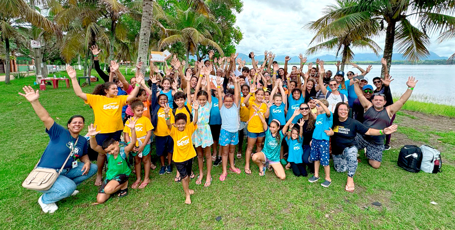 Projeto Entre Nós do SESC +INFÂNCIAS promove evento de educação ambiental em Lagoa de Cima, Campos