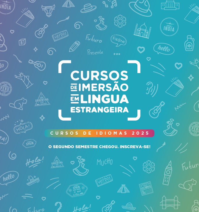 Vagas abertas para os Cursos de Imersão em Inglês e Espanhol 2025-2