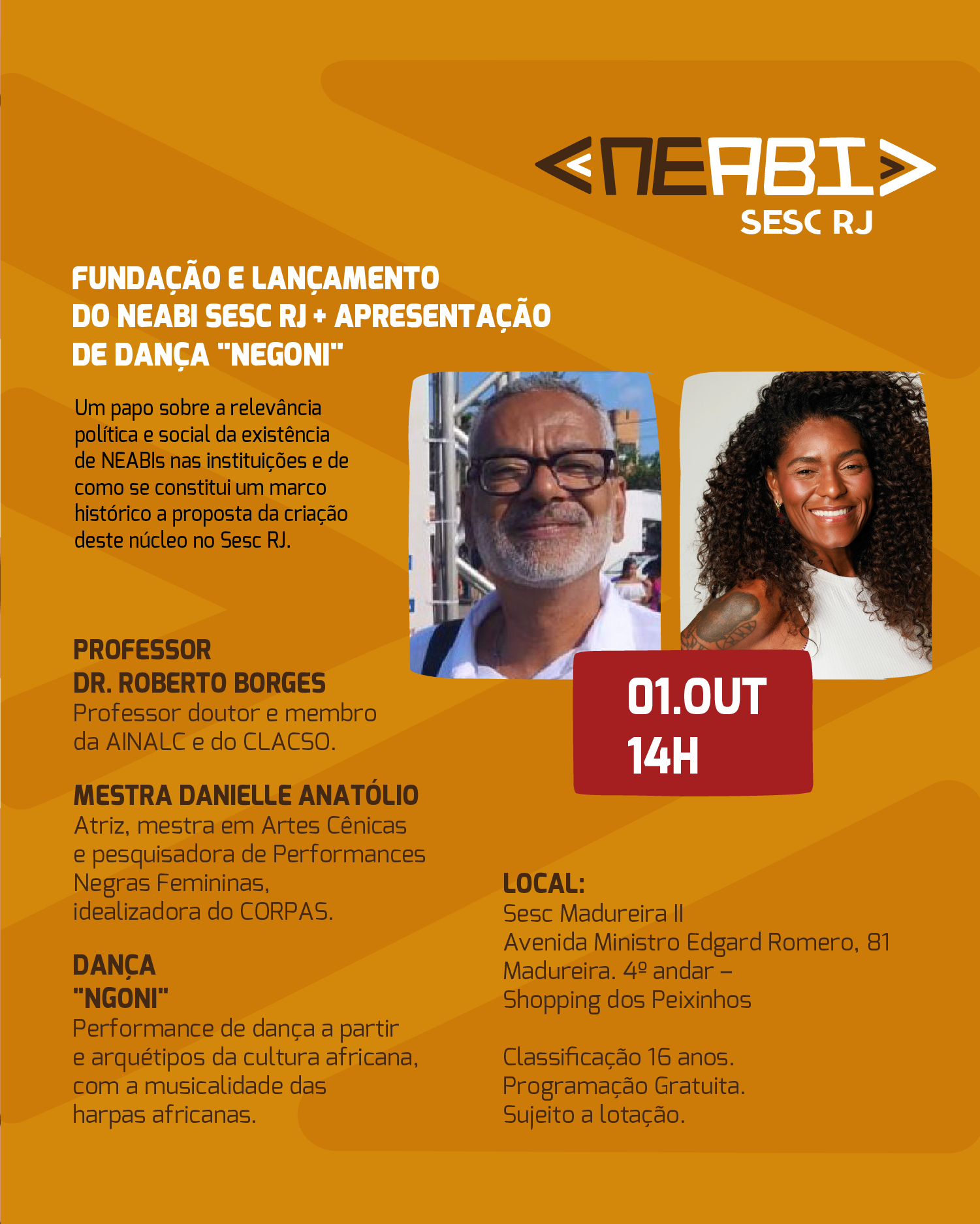 Lançamento do Núcleo de Estudos Afro-Brasileiros e Indígena Sesc-RJ 2